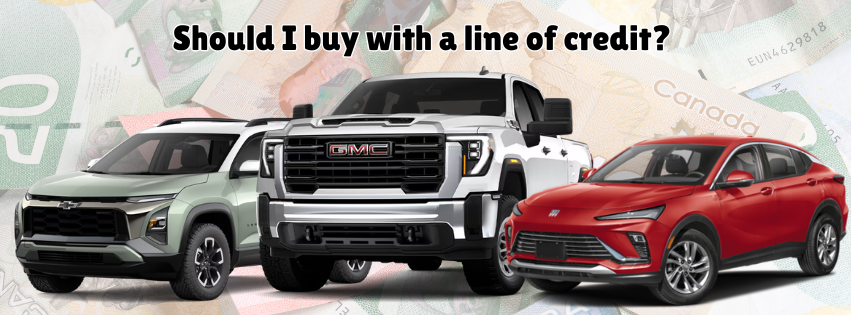 Should I use my line of credit to buy a vehicle?